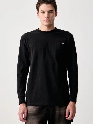 Dickies longsleeve męski bawełniany czarny