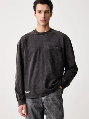 Dickies longsleeve męski bawełniany czarny