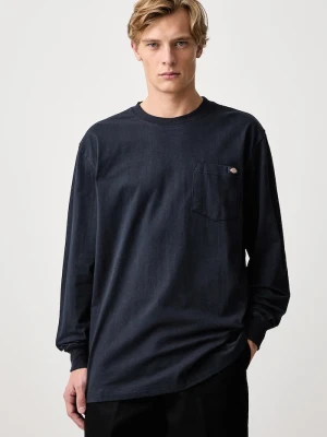 Dickies longsleeve męski bawełniany granatowy