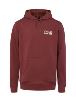 Dickies Męska bluza z kapturem - Donut House Mężczyźni Bawełna czerwony nadruk,