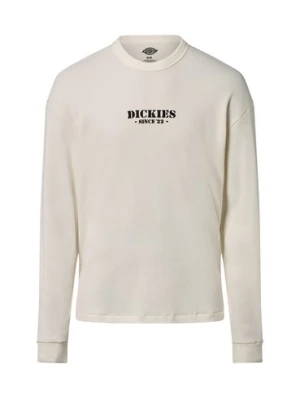 Dickies Męska koszula z długim rękawem Mężczyźni Bawełna biały jednolity,