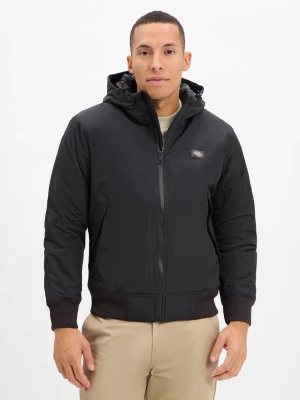 Dickies Męska kurtka z kapturem Mężczyźni czarny jednolity,
