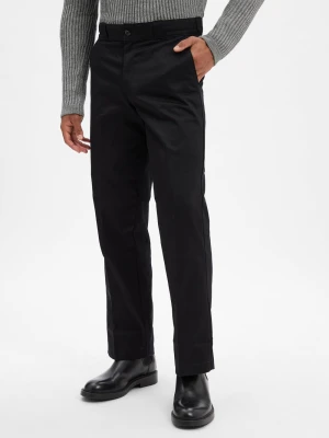 Dickies Męskie chinosy Mężczyźni Bawełna czarny jednolity,