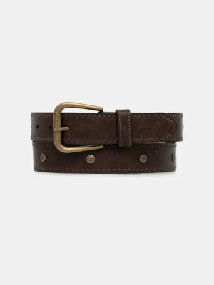 Dickies pasek kolor brązowy DK0A4Z6G0DB1