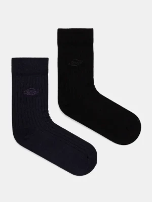 Dickies skarpetki 2-pack kolor czarny DK0A4Z3XBLK1
