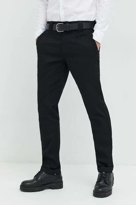 Dickies spodnie 872 męskie kolor czarny dopasowane DK0A4XK8BLK1-BLACK