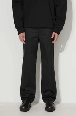 Dickies spodnie bawełniane kolor czarny dopasowane 873.BLK-BLACK