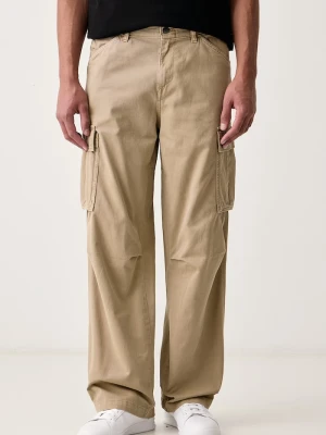 Dickies spodnie cargo męskie bawełniane beżowy