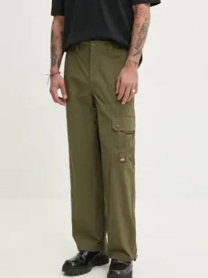 Dickies spodnie Jackson Cargo Pant męskie kolor zielony proste DK0A4XK4