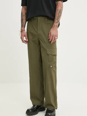 Dickies spodnie Jackson Cargo Pant męskie kolor zielony proste DK0A4XK4