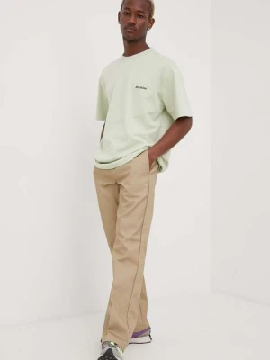 Dickies spodnie męskie kolor beżowy proste DK0A4XK6KHK-Khaki