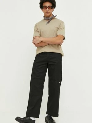 Dickies spodnie męskie kolor czarny proste DK0A4XK3BLK1-BLACK