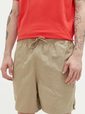 Dickies szorty bawełniane kolor beżowy
