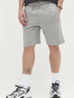 Dickies szorty bawełniane kolor szary melanżowe