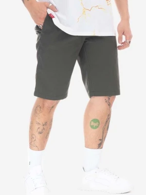 Dickies szorty bawełniane kolor zielony DK0A4XNFOGX-GREEN