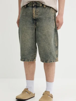 Dickies szorty jeansowe męskie kolor zielony melanżowe DK0A4YSYK581