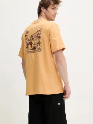Dickies t-shirt bawełniany żółty