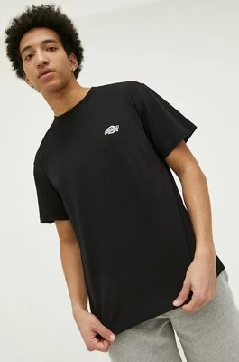 Dickies t-shirt bawełniany kolor czarny z aplikacją DK0A4YAIBLK1-BLACK