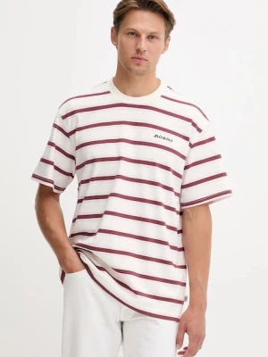 Dickies t-shirt bawełniany męski kolor biały wzorzysty DK0A87QV