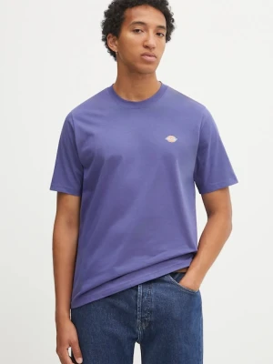 Dickies t-shirt bawełniany męski kolor niebieski wzorzysty DK0A4XDB