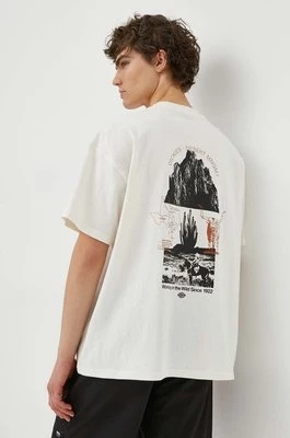 Dickies t-shirt bawełniany PEARISBURG TEE SS męski kolor beżowy z nadrukiem DK0A4YRK