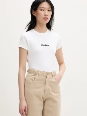 Dickies T-shirt damski bawełniany z elastanem