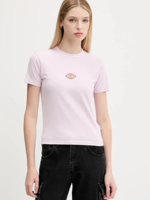 Dickies t-shirt damski kolor różowy DK0A4ZAO