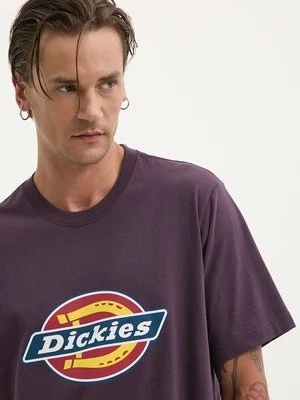 Dickies t-shirt kolor fioletowy z nadrukiem