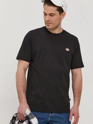 Dickies T-shirt męski kolor czarny gładki DK0A4XDBBLK-BLACK