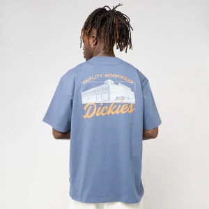 Dickies Wellsville Short Sleeve Tee mężczyźni T-Shirty i Polo niebieski rozmiar Odzież