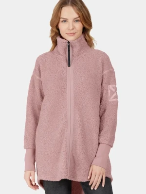 Didriksons bluza polarowa SALLY damska kolor różowy gładka 505165