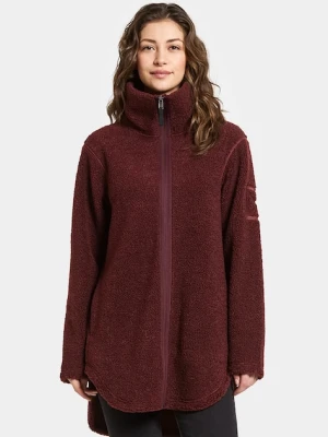 Didriksons bluza polarowa UMI kolor bordowy gładka 505941
