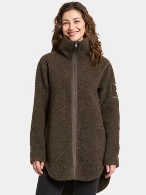 Didriksons bluza polarowa UMI kolor brązowy gładka 505941