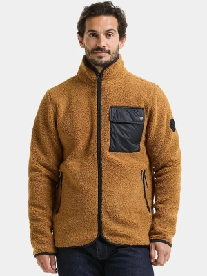 Didriksons bluza rozpinana męska polarowa PETER brązowy