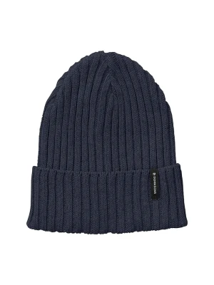 Didriksons czapka beanie bawełniana LAKEN granatowy