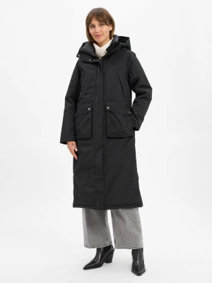 Didriksons Damski płaszcz funkcjonalny - Melody Kobiety czarny jednolity,