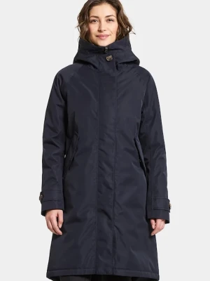 Didriksons kurtka LUNA kolor granatowy zimowa oversize 505930