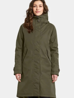 Didriksons kurtka LUNA kolor zielony zimowa oversize 505930