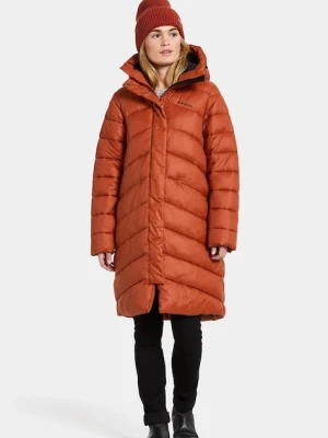 Didriksons kurtka MARION kolor pomarańczowy zimowa oversize 505921