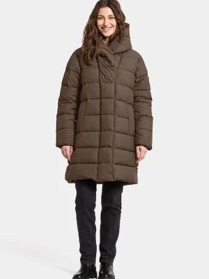 Didriksons kurtka NELLA kolor brązowy zimowa 505931