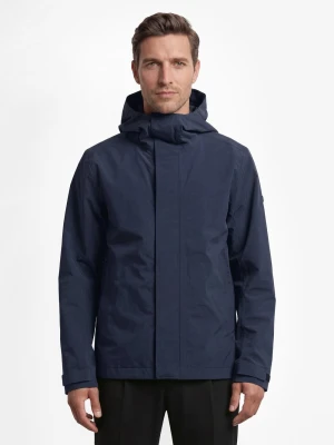 Didriksons Męska kurtka funkcjonalna - Logan Mężczyźni Sztuczne włókno niebieski jednolity,