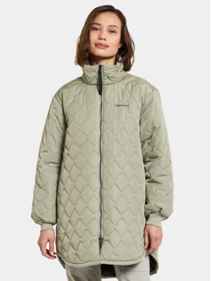 Didriksons Płaszcz zimowy Gabbi 505048 Zielony Regular Fit