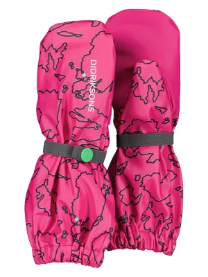Didriksons Rękawiczki przeciwdeszczowe "Pileglove" w kolorze różowym rozmiar:
