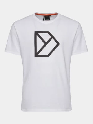 Didriksons T-Shirt D-Logo Usx T-Shirt 505096 Biały Regular Fit