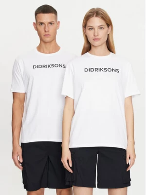 Didriksons T-Shirt Harald 505551 Biały Regular Fit