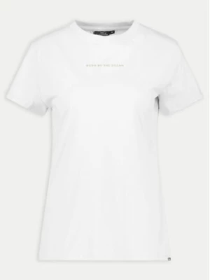 Didriksons T-Shirt Ingarö 505542 Biały Regular Fit