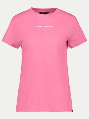 Didriksons T-Shirt Ingarö 505542 Różowy Regular Fit