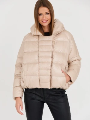 DIEGO M Beżowa damska kurtka, Rozmiar 42 EU - 46 IT