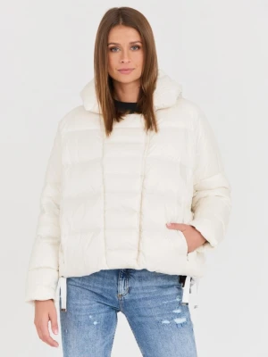 DIEGO M Biała damska kurtka, Rozmiar 42 EU - 46 IT
