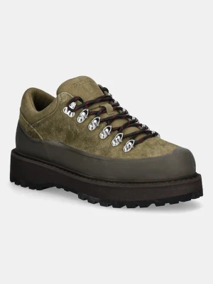 Diemme sneakersy zamszowe cornaro due gomma męskie kolor zielony DI25FWCOM.F04S008OLI
